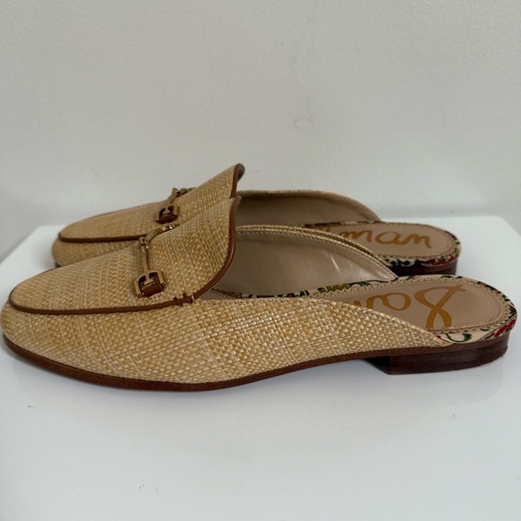 Sam Edelman Linnie Bit Mule Bleached Beechwood Tan Brown Women’s Size 9W - Picture 6 of 10